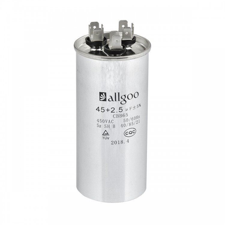 Genel Markalar Klima Kondansatör Kapasitör 45+2.5 µF 450 VAC - 50/60 Hz